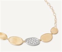 Vicenza - Piazzetta Palladio 2 - Collana Marco Bicego Donna Lunaria in Oro giallo Diamante 0.28 Ct CB2592-B - CB2592-B
